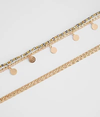2 Pack Tiered Necklace Set