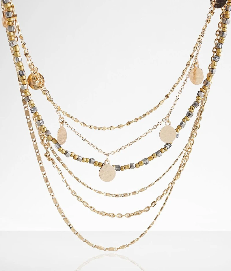 2 Pack Tiered Necklace Set