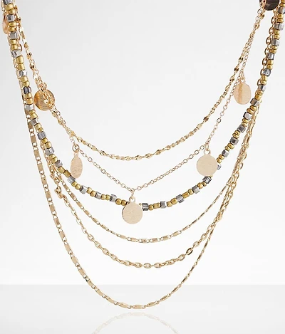 2 Pack Tiered Necklace Set