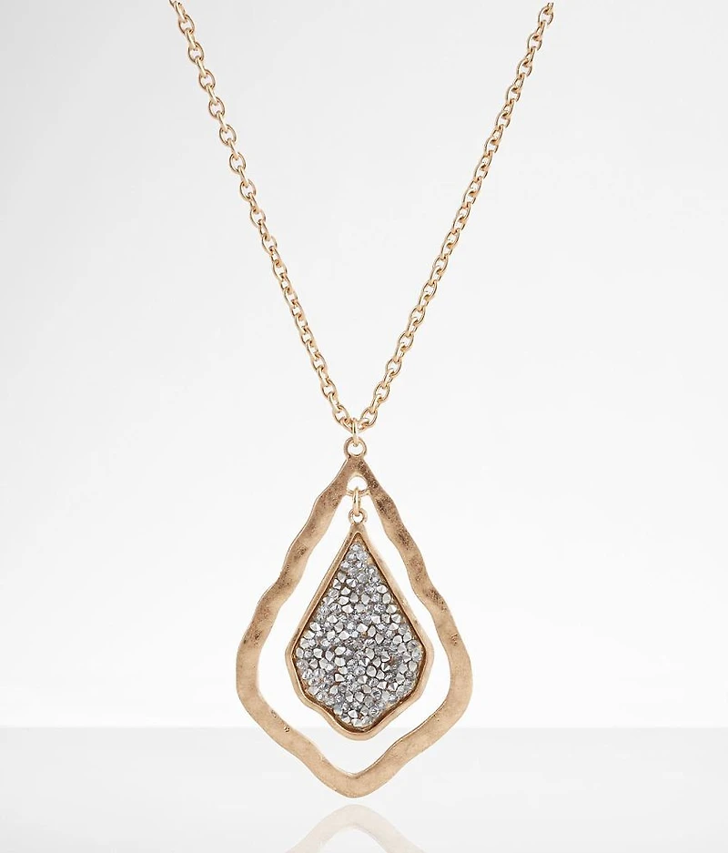 Rhinestone Pendant Necklace
