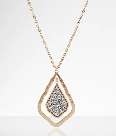 Rhinestone Pendant Necklace