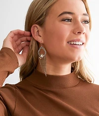Glitz Fringe Drop Earring
