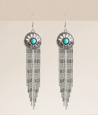 Western Fringe Drop Earring