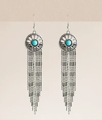Western Fringe Drop Earring