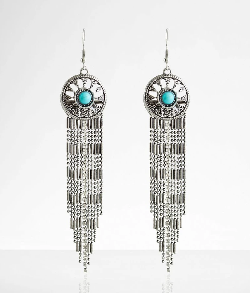 Western Fringe Drop Earring