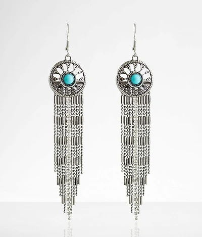 Western Fringe Drop Earring