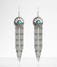Western Fringe Drop Earring