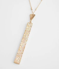 Druzy Bar Necklace