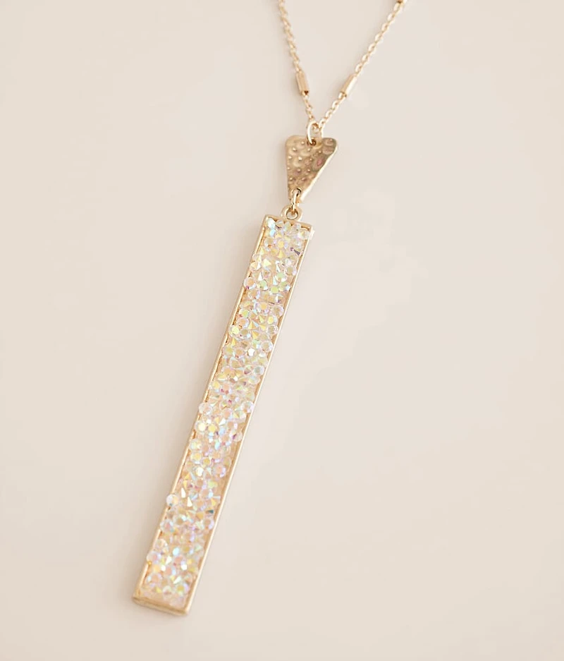 Druzy Bar Necklace