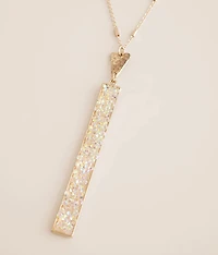 Druzy Bar Necklace