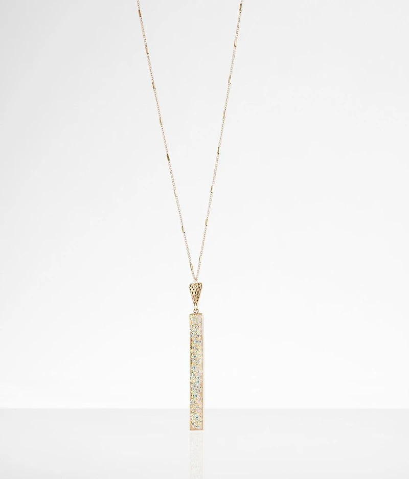 Druzy Bar Necklace