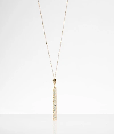 Druzy Bar Necklace