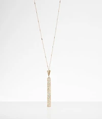 Druzy Bar Necklace