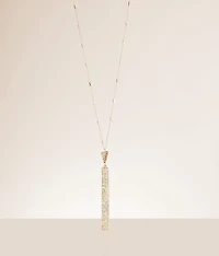 Druzy Bar Necklace