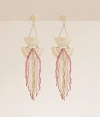Beaded Fringe Earring