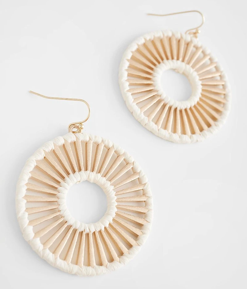 Raffia Wrapped Earring