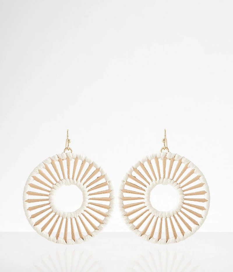 Raffia Wrapped Earring