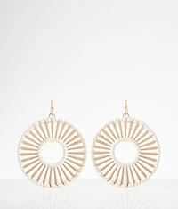 Raffia Wrapped Earring