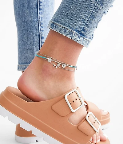 3 Pack Ankle Bracelet Set