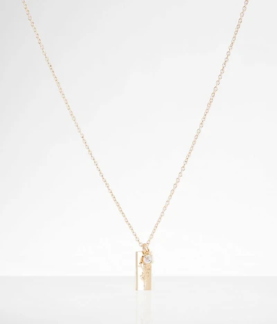 Etched Flower Necklace