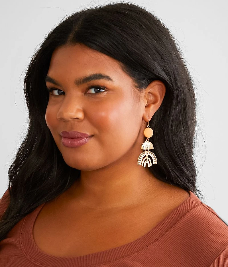 Tiered Arch Drop Earring