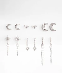 6 Pack Celestial Earring Set