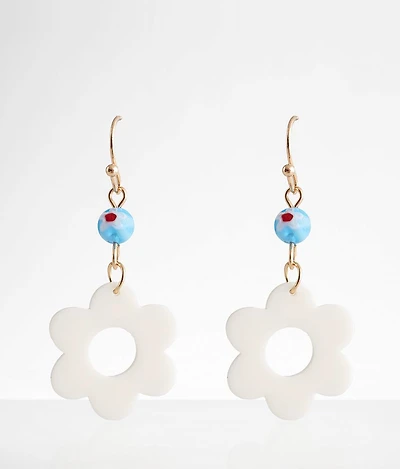 Flower Drop Earring