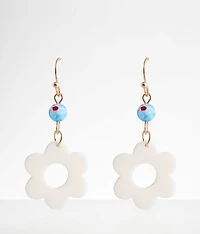 Flower Drop Earring
