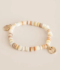 Disc Bead Stretch Bracelet