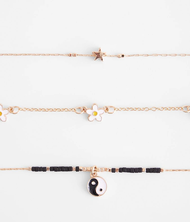 3 Pack Mixed Necklace Set