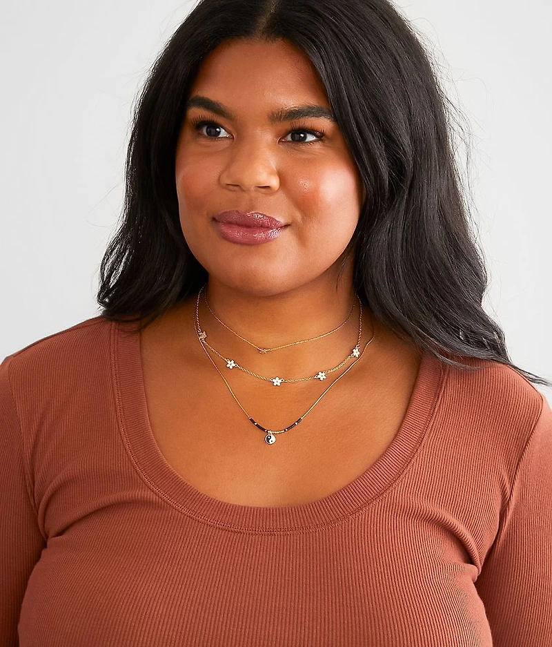 3 Pack Mixed Necklace Set
