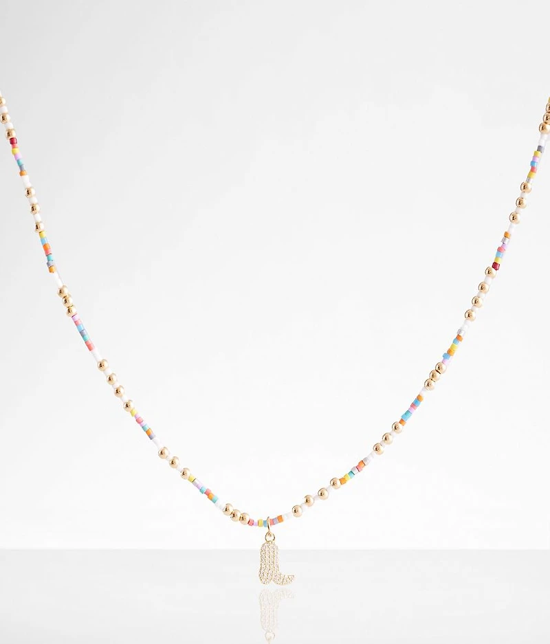 Glitz Boot Necklace