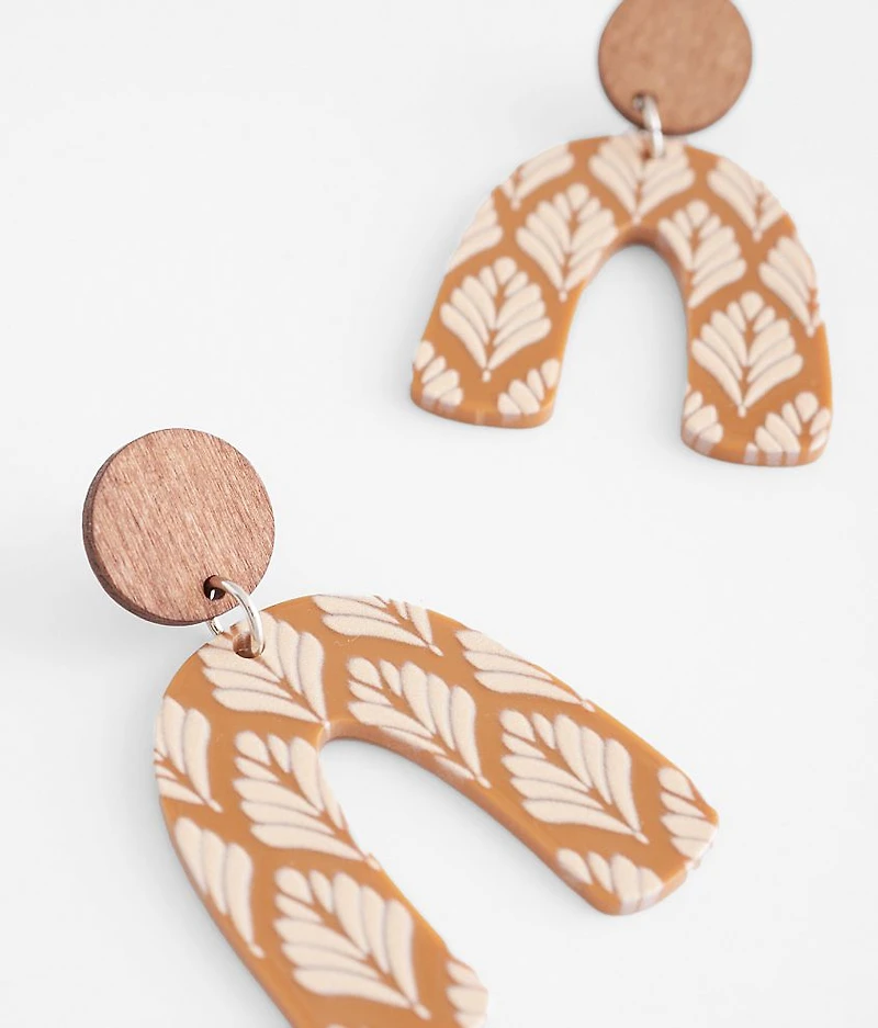 Resin Arch Earring