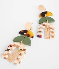 Resin Arch Earring