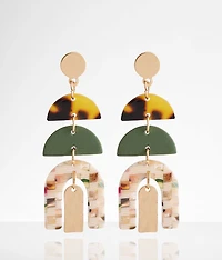 Resin Arch Earring