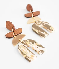 Foiled Arch Earring