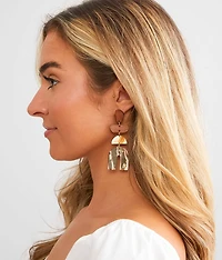 Foiled Arch Earring