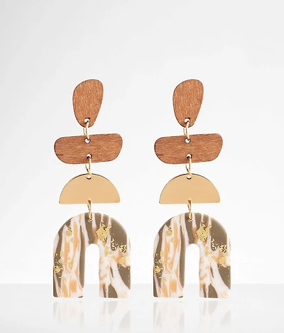 Foiled Arch Earring