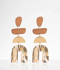 Foiled Arch Earring
