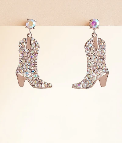 Glitz Western Boot Earring