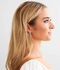 Glitz Paperclip Earring