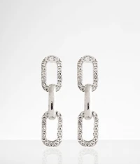Glitz Paperclip Earring