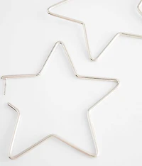 Star Hoop Earring