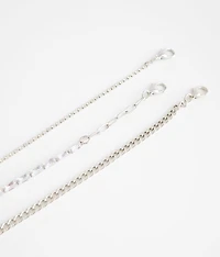 3 Pack Glitz Necklace Set