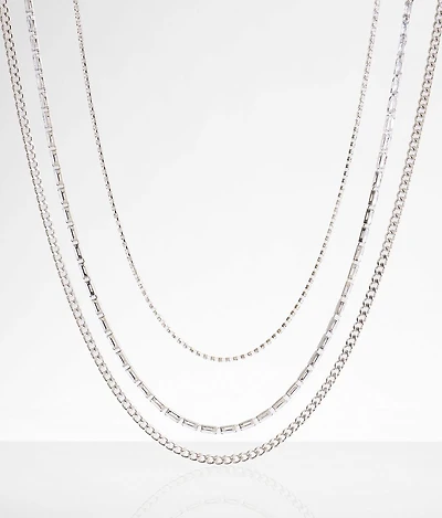 3 Pack Glitz Necklace Set