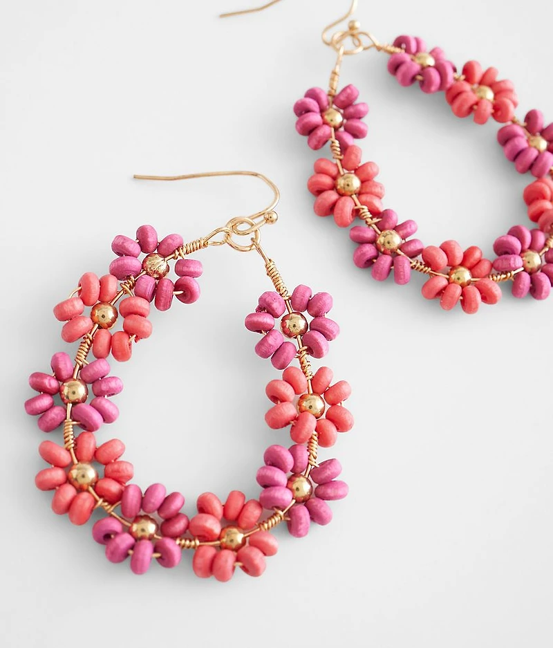 Flower Bead Earring
