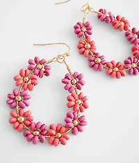 Flower Bead Earring