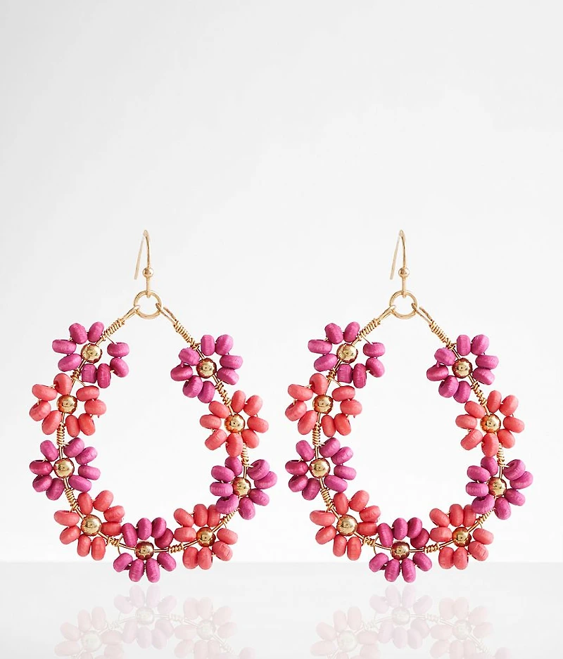Flower Bead Earring