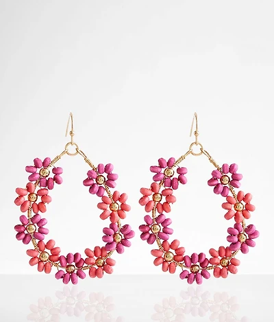 Flower Bead Earring