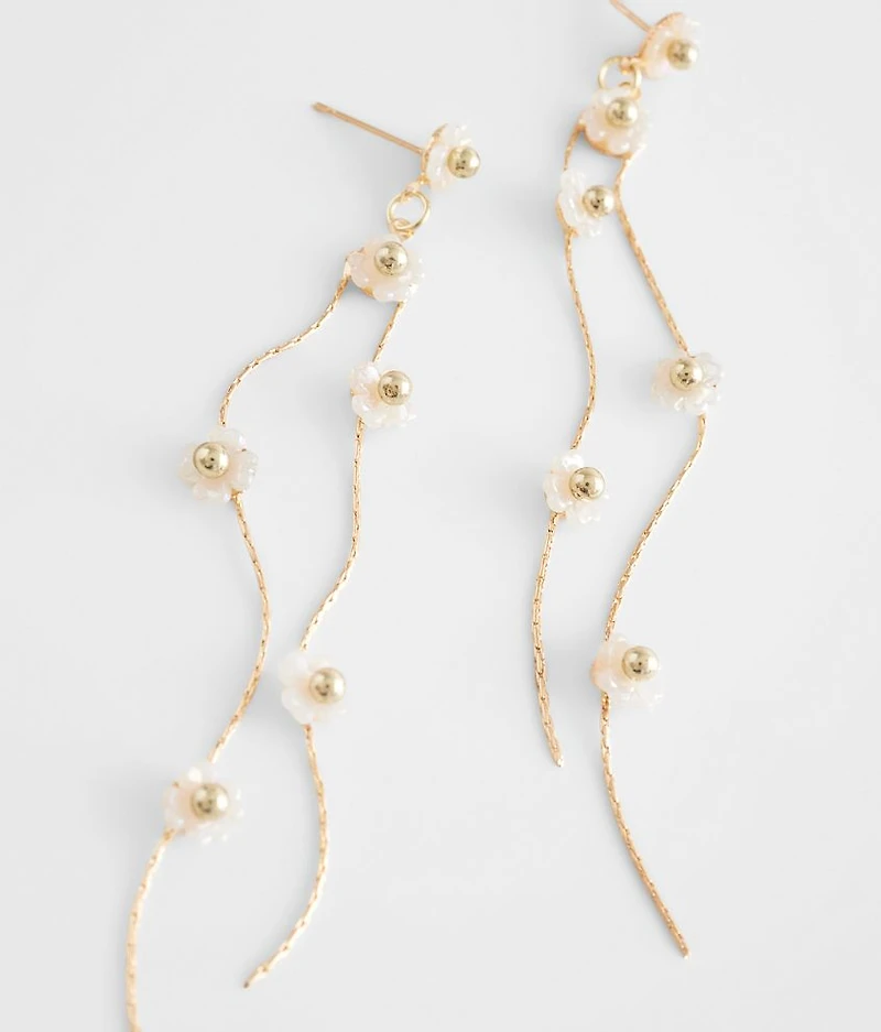 Flower Bead Earring